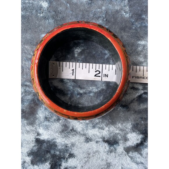 Artsy Bangle Bracelet Bundle Wood Jewelry Lot Boho Hippie Gypsy - Picture 6 of 8